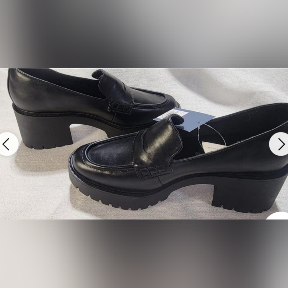 NWT Universal Thread Black Chunky Loafers with Memory Form - Picture 5 of 8